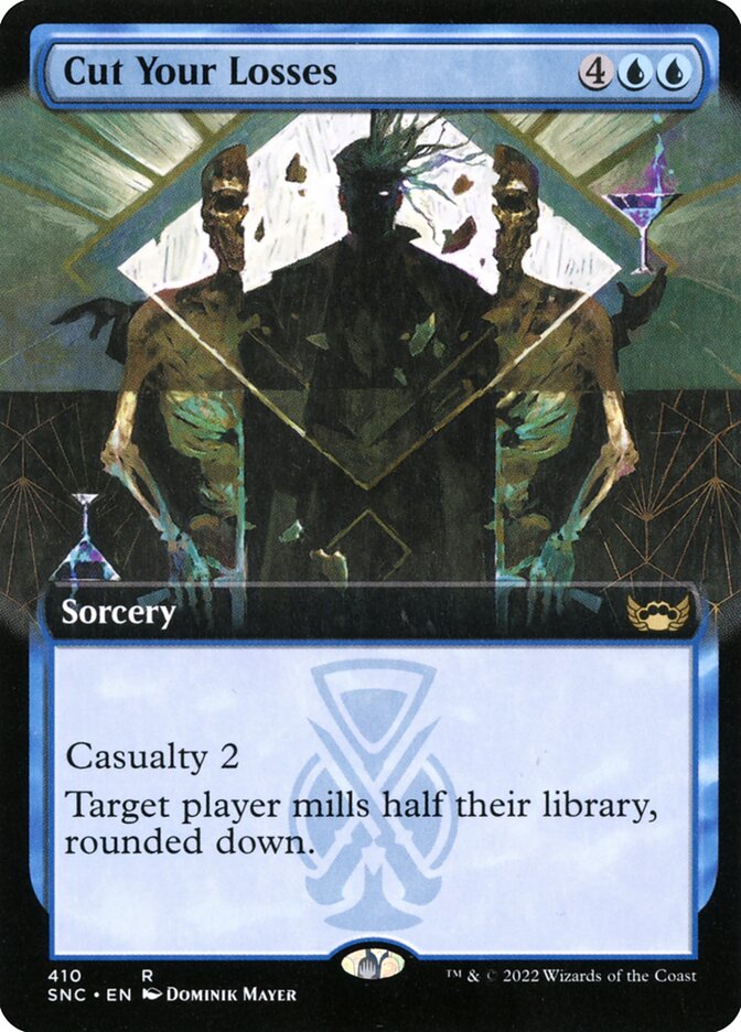 Cut Your Losses Extended Art 410 (Streets of New Capenna)  | Good Games Morley