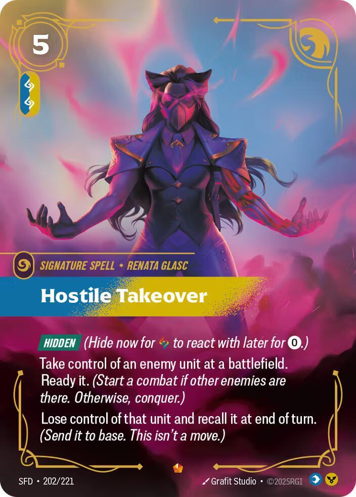 Hostile Takeover 202/221 (Spiritforged)  - Foil | Good Games Morley