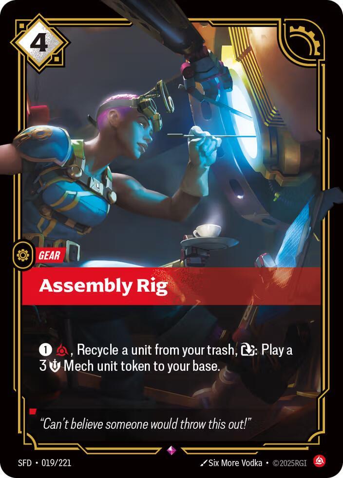 Assembly Rig 19/221 (Spiritforged)  - Foil | Good Games Morley