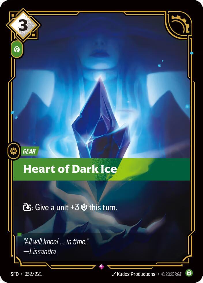 Heart of Dark Ice 52/221 (Spiritforged)  - Foil | Good Games Morley