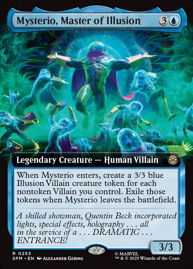 Mysterio, Master of Illusion 253/198 (Marvel's Spider-Man)  - Extended Art Foil | Good Games Morley