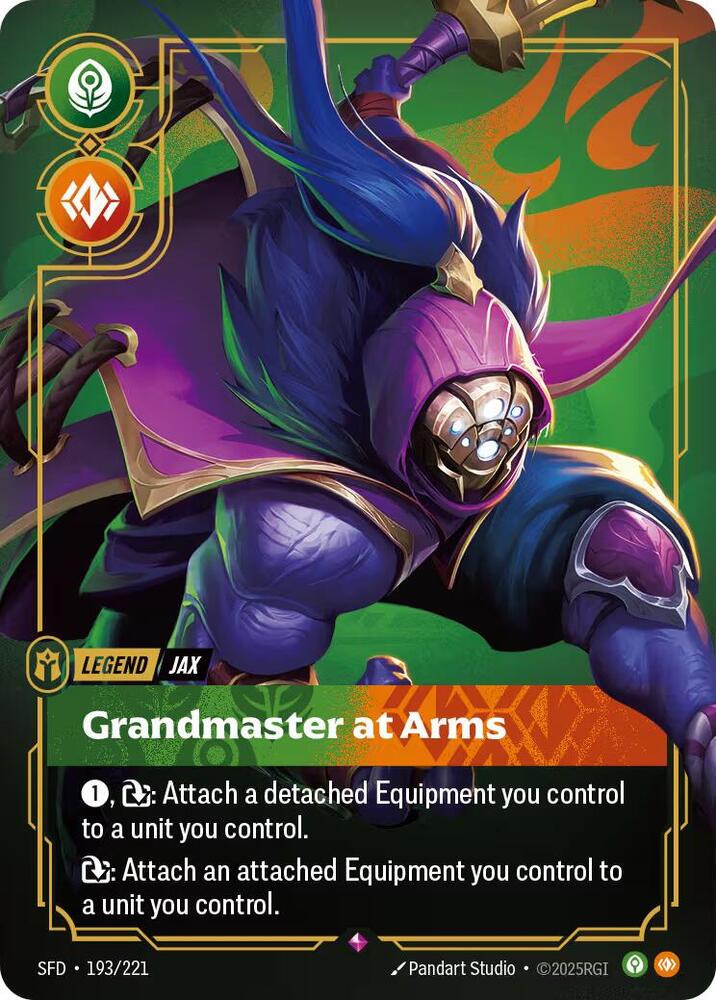 Jax - Grandmaster At Arms 193/221 (Spiritforged)  - Foil | Good Games Morley