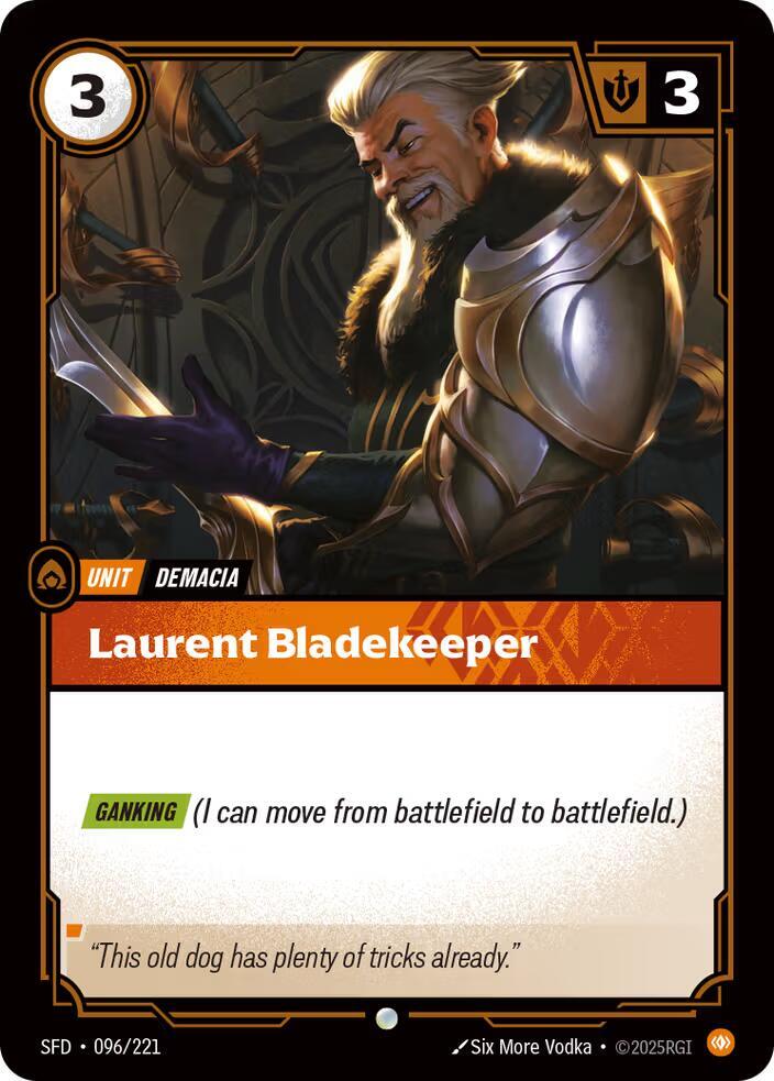 Laurent Bladekeeper 96/221 (Spiritforged)  - Foil | Good Games Morley