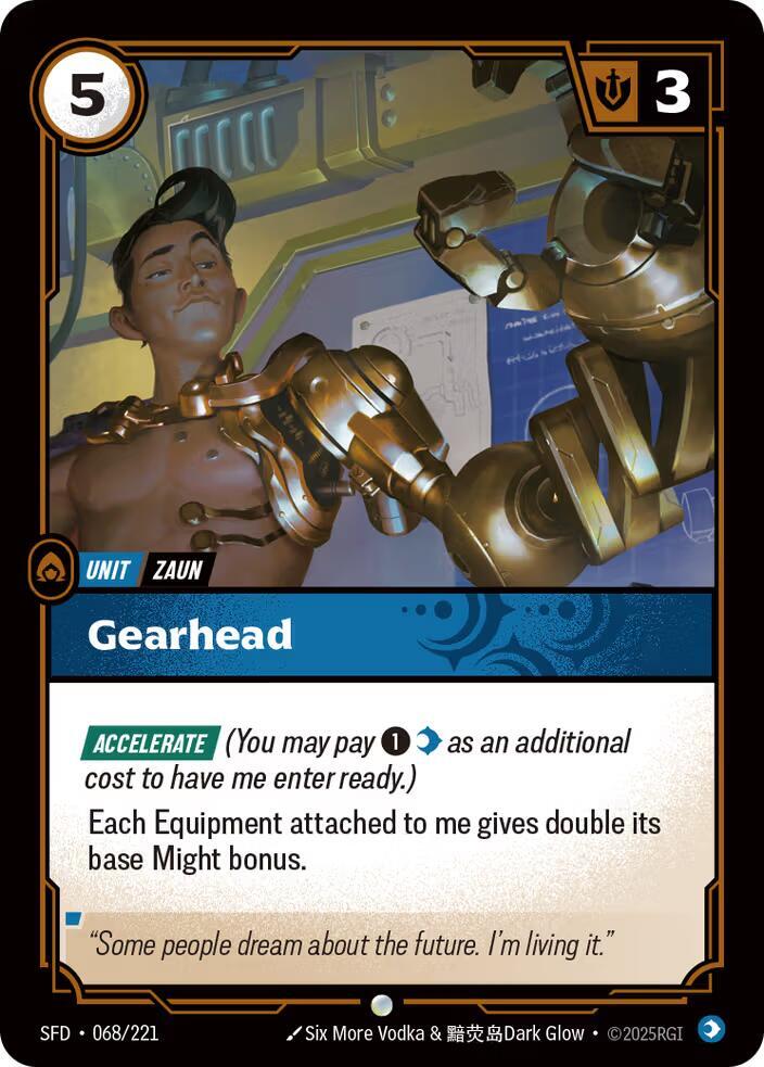 Gearhead 68/221 (Spiritforged)  - Foil | Good Games Morley
