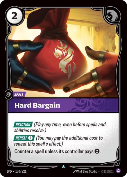 Hard Bargain 136/221 (Spiritforged)  | Good Games Morley