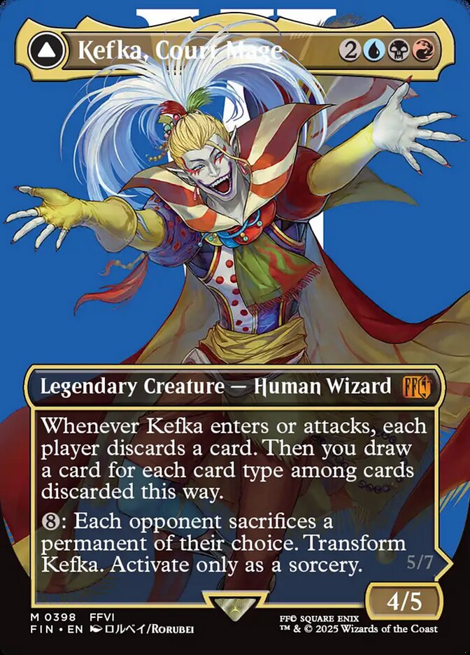 Kefka, Court Mage // Kefka, Ruler of Ruin 398 (FINAL FANTASY)  - Borderless | Good Games Morley
