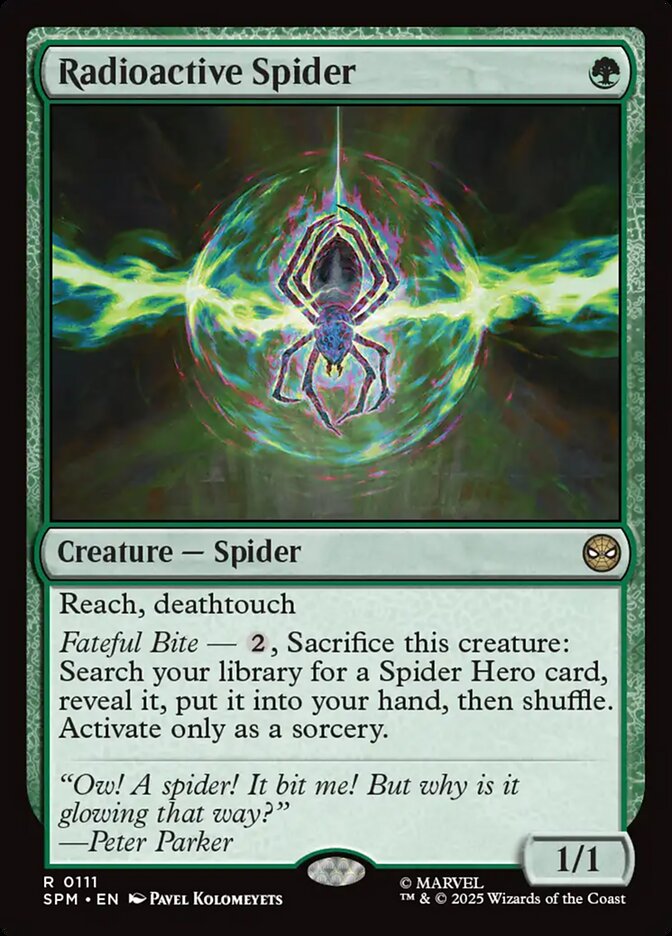 Radioactive Spider 111/198 (Marvel's Spider-Man)  | Good Games Morley
