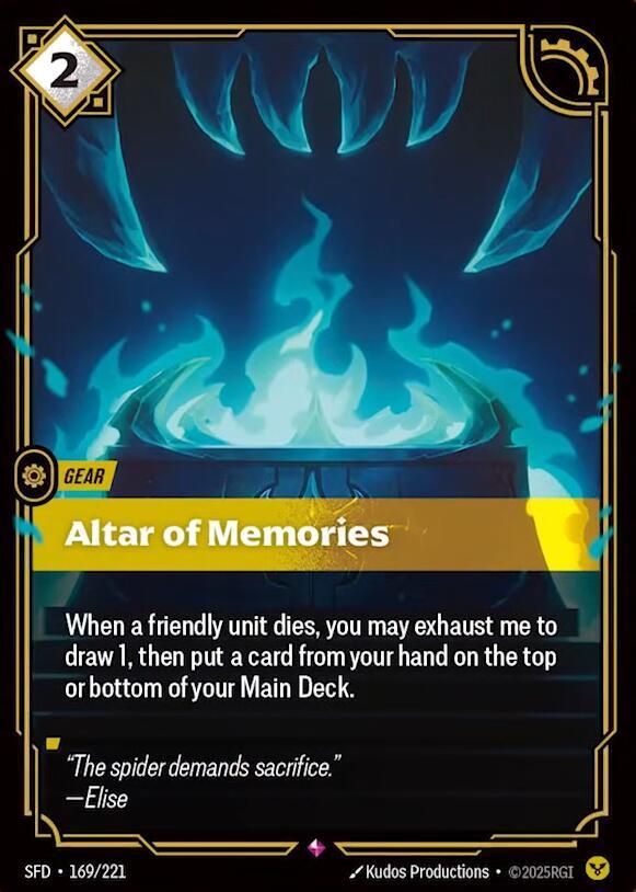 Altar of Memories 169/221 (Spiritforged)  - Foil | Good Games Morley