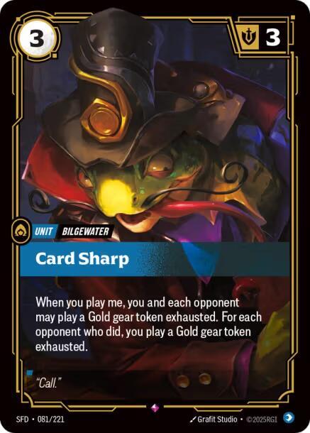 Card Sharp 81/221 (Spiritforged)  - Foil | Good Games Morley