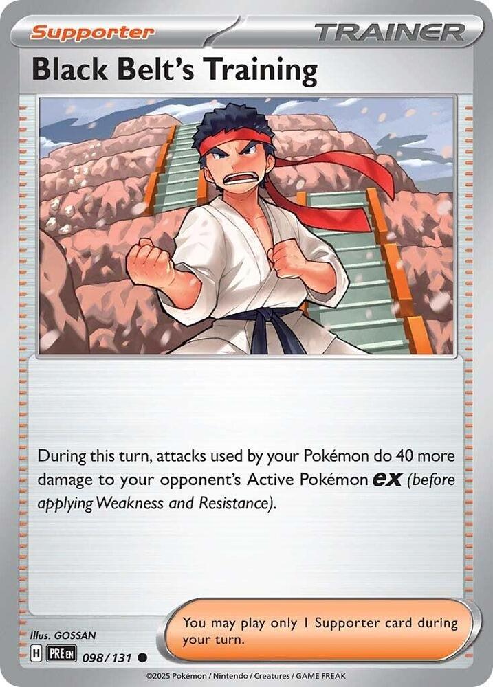 Black Belt's Training 098/131 (SV: Prismatic Evolutions)  | Good Games Morley