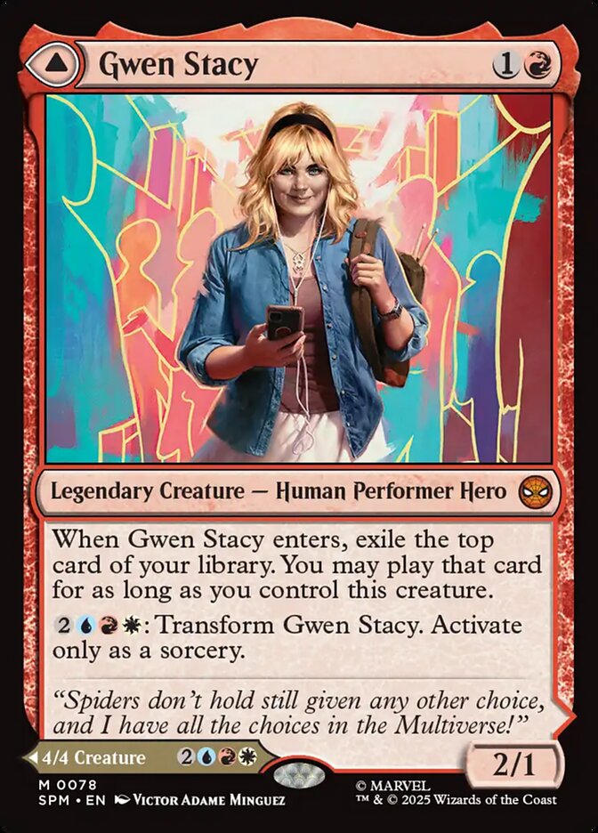 Gwen Stacy // Ghost-Spider 78/198 (Marvel's Spider-Man)  | Good Games Morley
