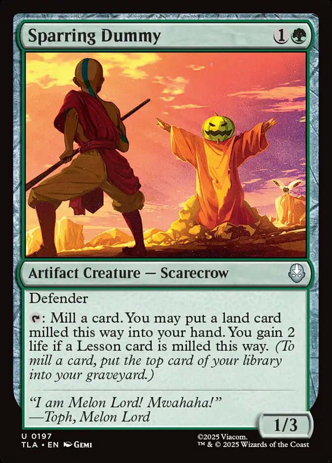 Sparring Dummy 197/286 (Avatar: The Last Airbender)  - Foil | Good Games Morley