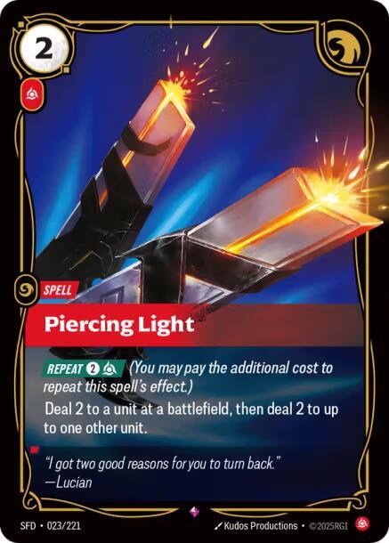 Piercing Light 23/221 (Spiritforged)  - Foil | Good Games Morley