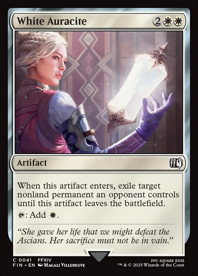 White Auracite 41 (FINAL FANTASY)  - Foil | Good Games Morley
