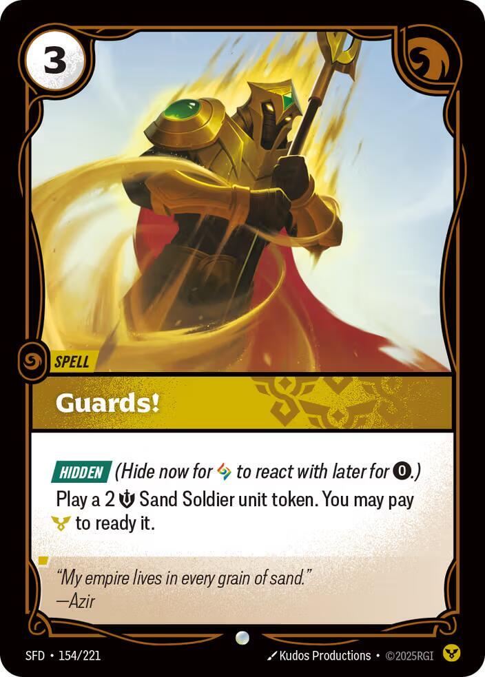 Guards! 154/221 (Spiritforged)  - Foil | Good Games Morley