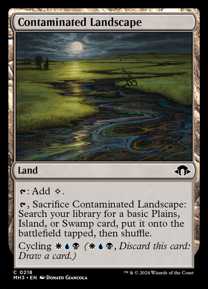 Contaminated Landscape 218 (Modern Horizons 3)  - Foil | Good Games Morley