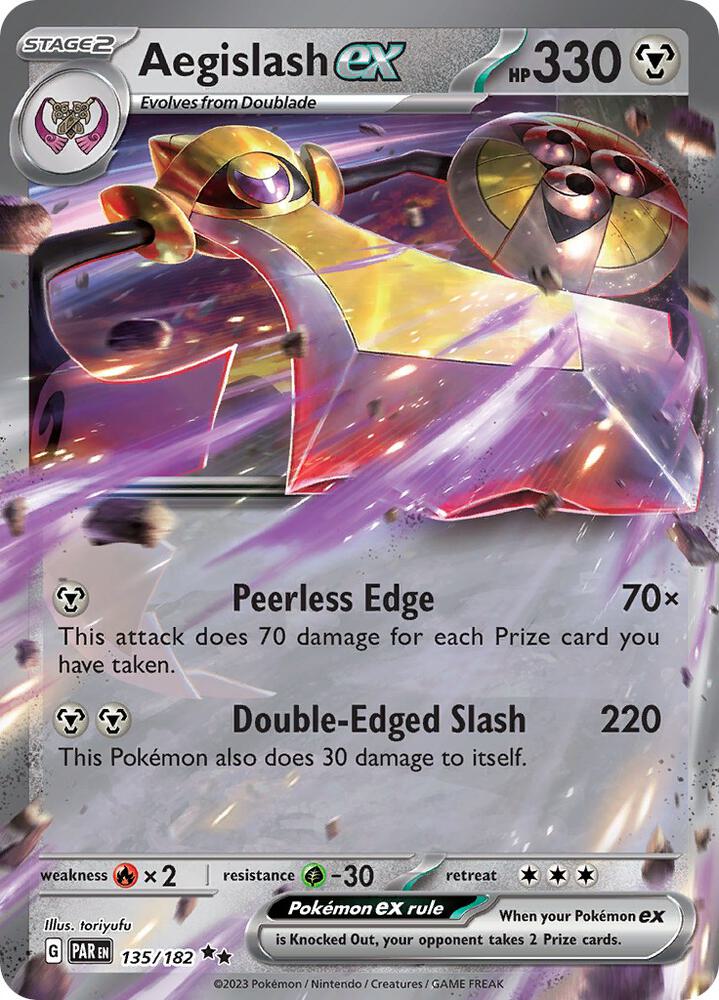 Aegislash ex 135/182 (SV04: Paradox Rift)  - Holofoil | Good Games Morley