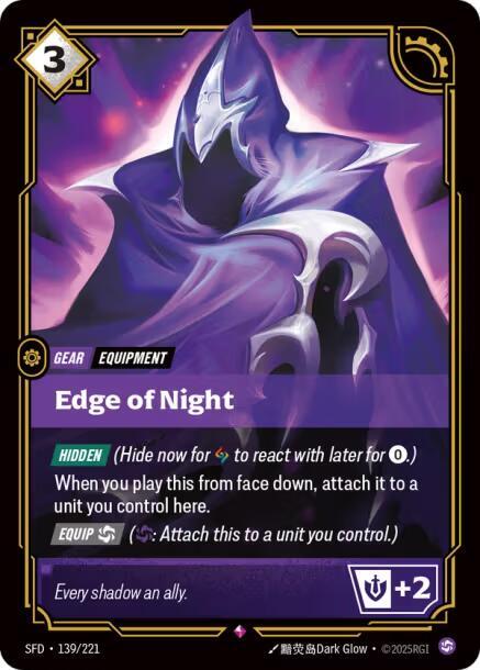 Edge of Night 139/221 (Spiritforged)  - Foil | Good Games Morley