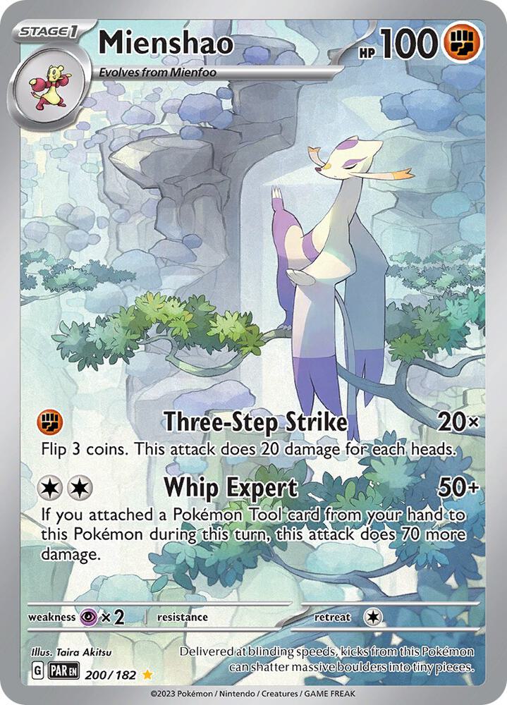 Mienshao 200/182 (SV04: Paradox Rift)  - Holofoil | Good Games Morley
