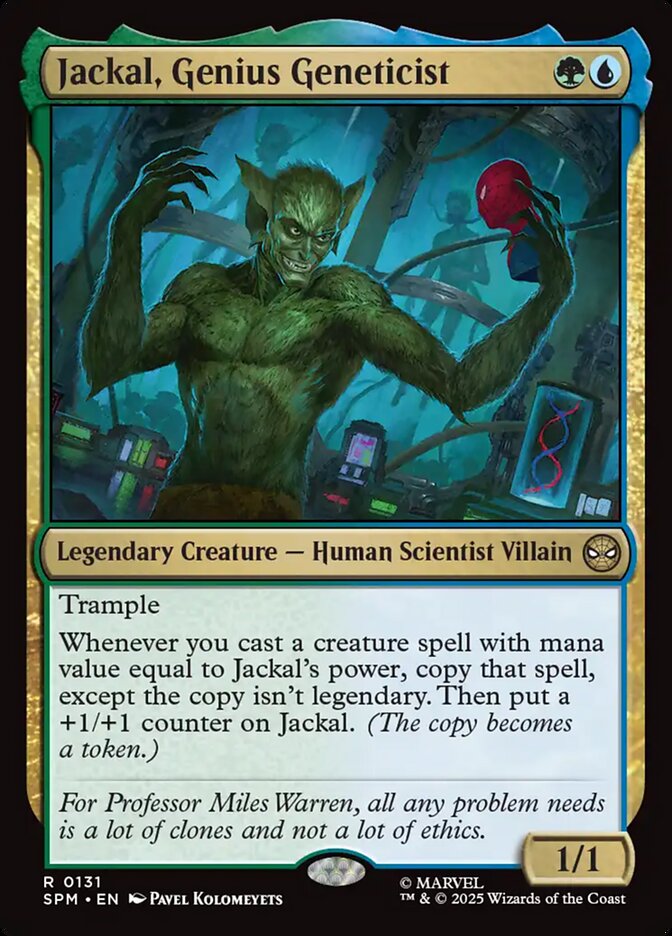Jackal, Genius Geneticist 131/198 (Marvel's Spider-Man)  - Foil | Good Games Morley