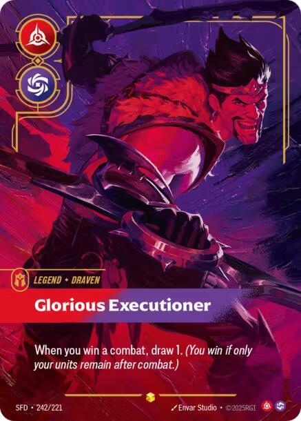 Draven - Glorious Executioner 242/221 (Spiritforged)  - Foil | Good Games Morley