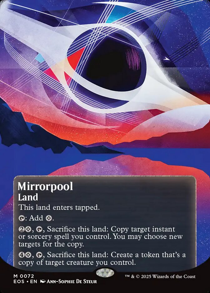 Mirrorpool 72/45 (Edge of Eternities: Stellar Sights)  - Borderless Foil | Good Games Morley