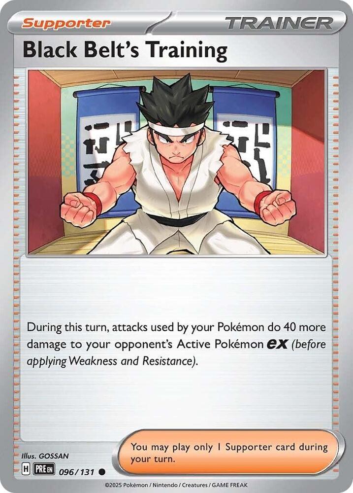 Black Belt's Training 096/131 (SV: Prismatic Evolutions)  | Good Games Morley
