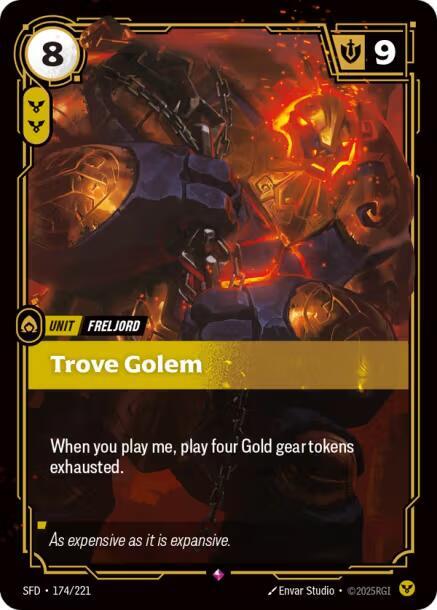 Trove Golem 174/221 (Spiritforged)  - Foil | Good Games Morley