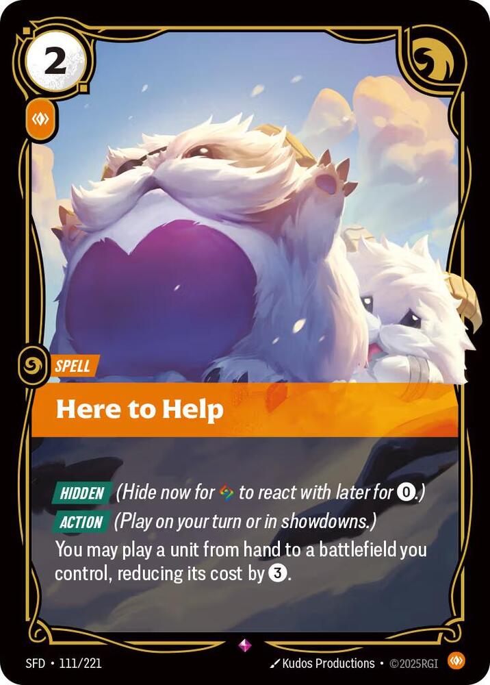 Here to Help 111/221 (Spiritforged)  - Foil | Good Games Morley