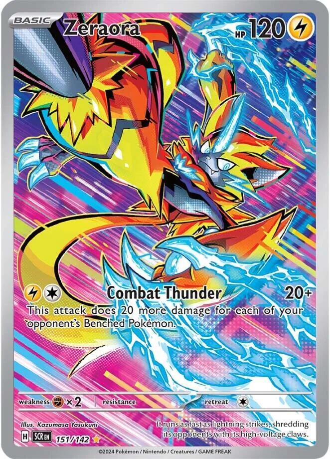 Zeraora 151/142 (SV07: Stellar Crown)  - Holofoil | Good Games Morley