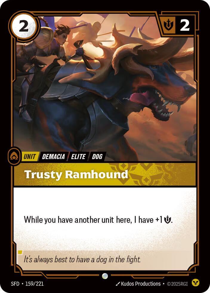 Trusty Ramhound 159/221 (Spiritforged)  - Foil | Good Games Morley