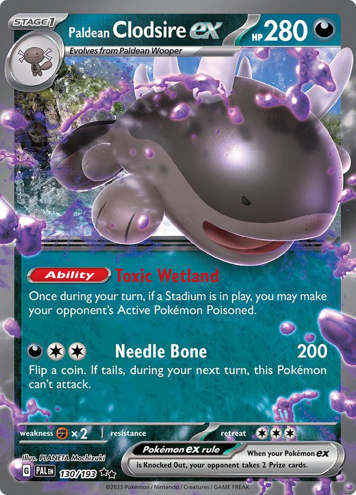 Paldean Clodsire ex 130/193 (SV02: Paldea Evolved)  - Holofoil | Good Games Morley