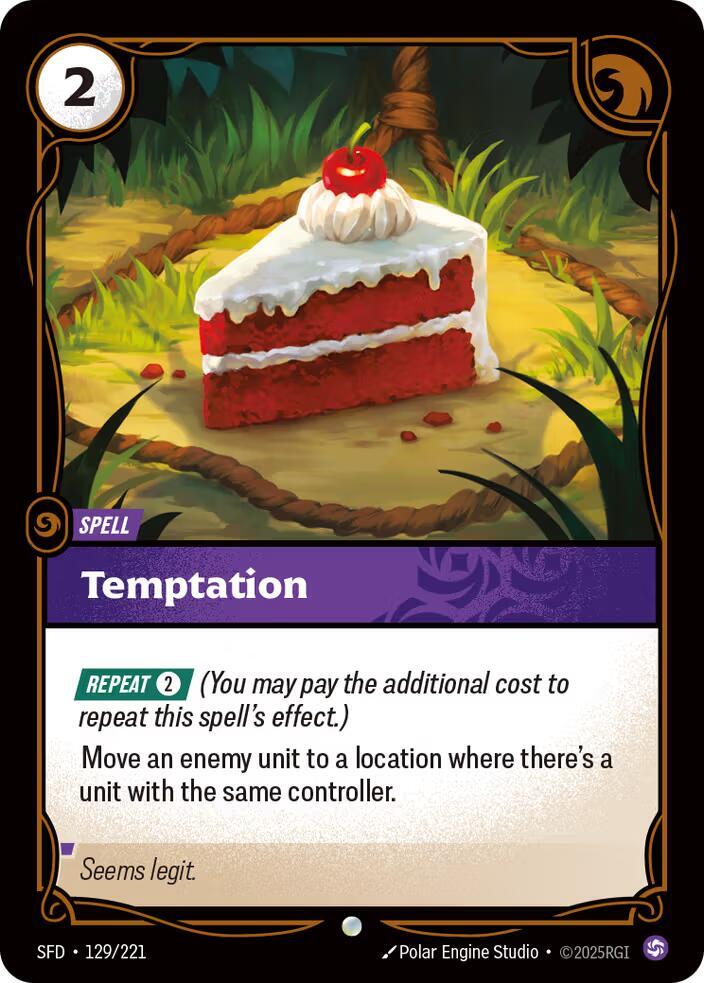 Temptation 129/221 (Spiritforged)  | Good Games Morley