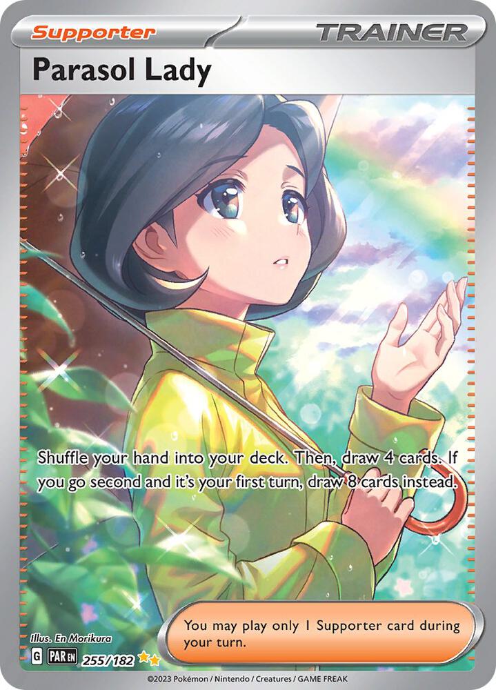 Parasol Lady 255/182 (SV04: Paradox Rift)  - Holofoil | Good Games Morley