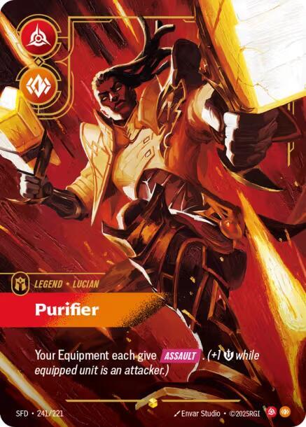 Lucian - Purifier 241/221 (Spiritforged)  - Foil | Good Games Morley