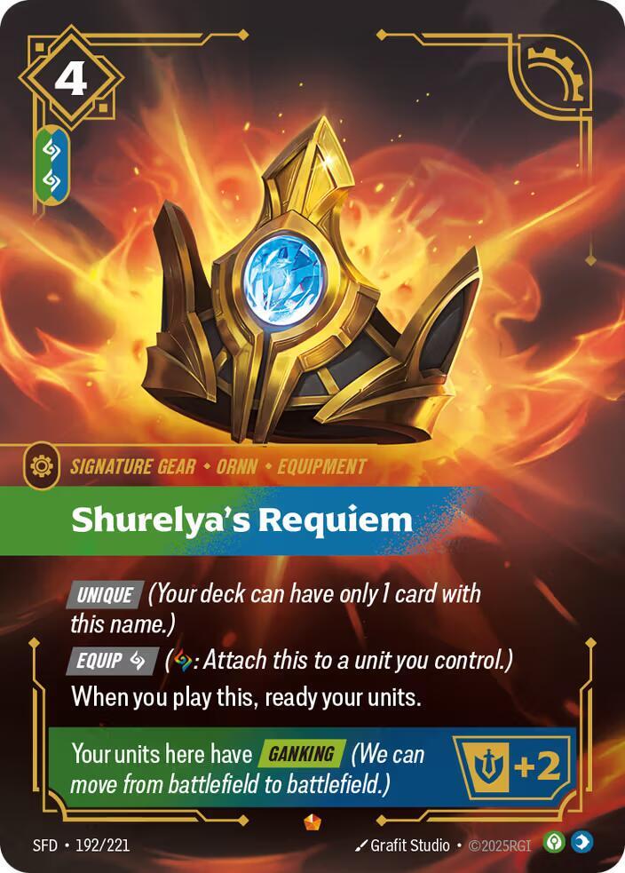 Shurelya's Requiem 192/221 (Spiritforged)  - Foil | Good Games Morley