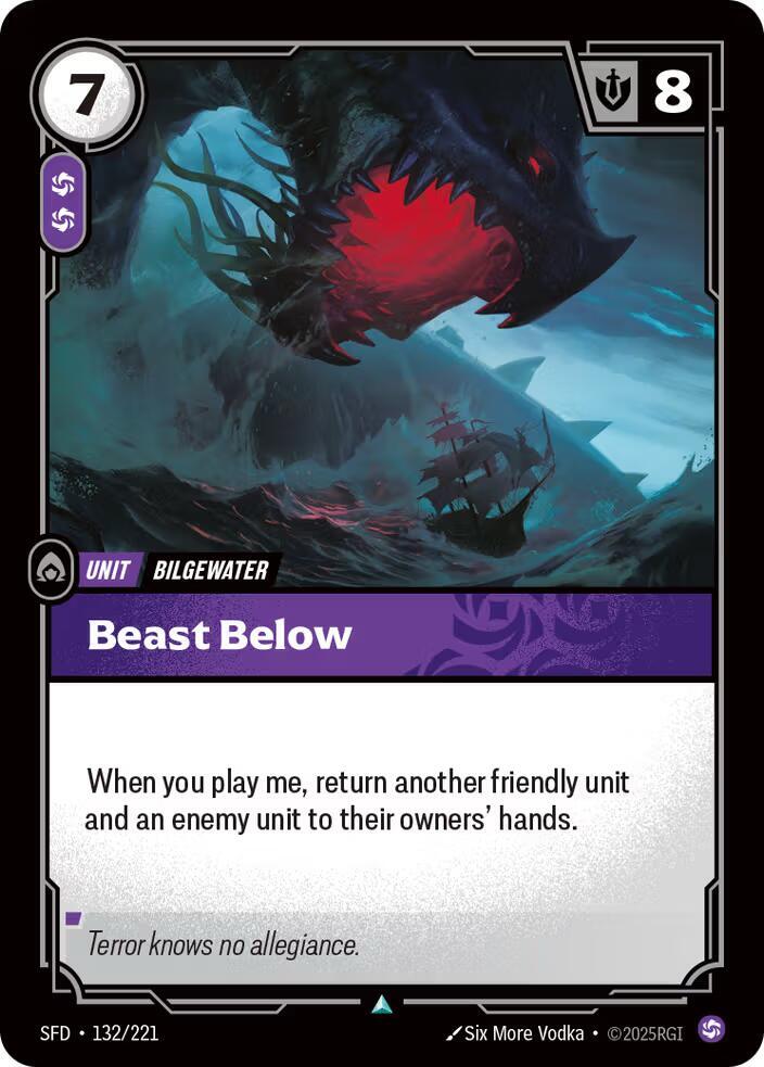 Beast Below 132/221 (Spiritforged)  | Good Games Morley