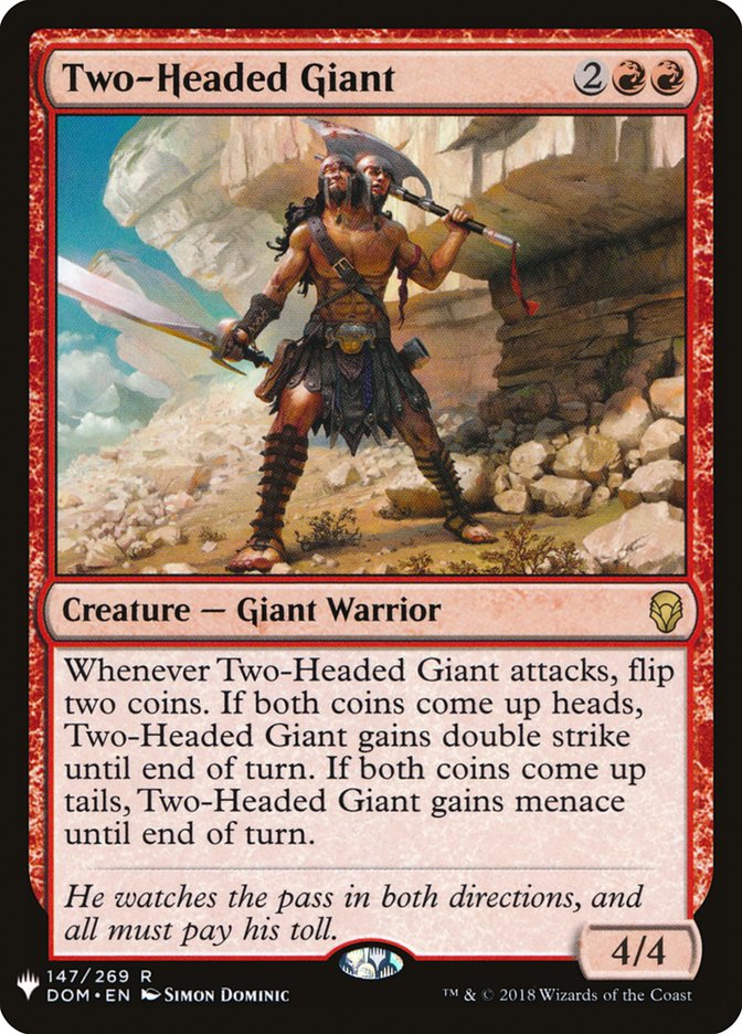 Two-Headed Giant 147 (The List Reprints)  | Good Games Morley