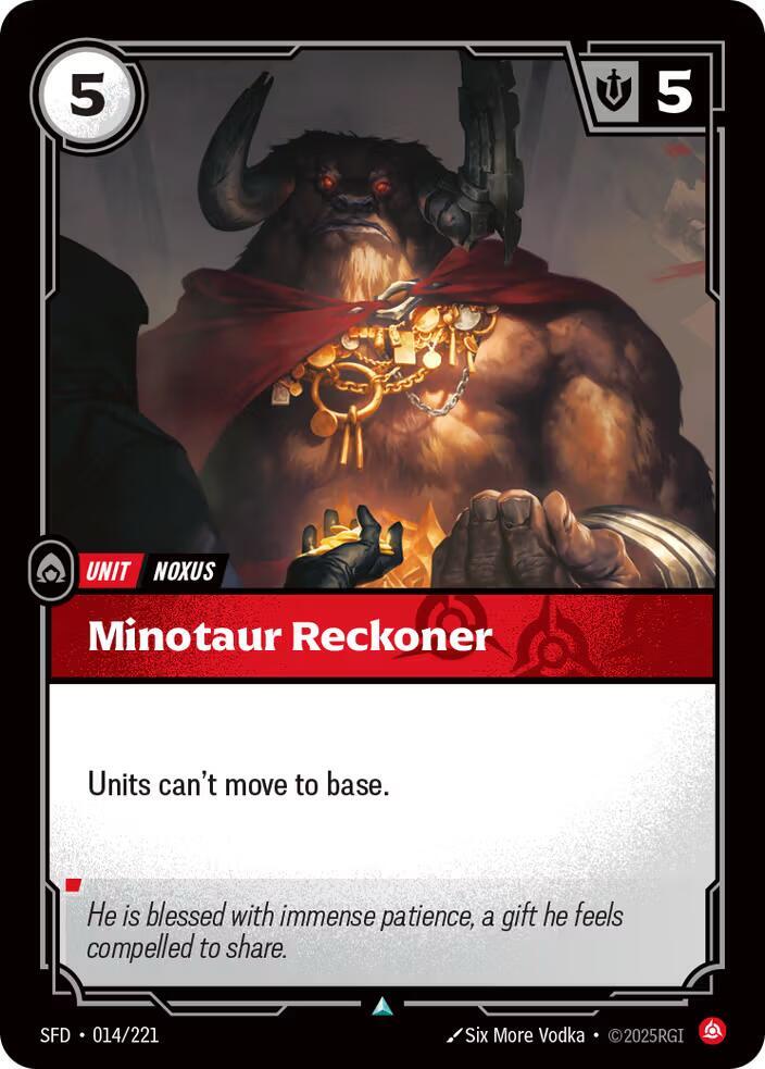 Minotaur Reckoner 14/221 (Spiritforged)  | Good Games Morley