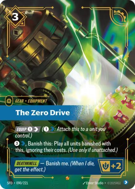 The Zero Drive 90/221 (Spiritforged)  - Foil | Good Games Morley