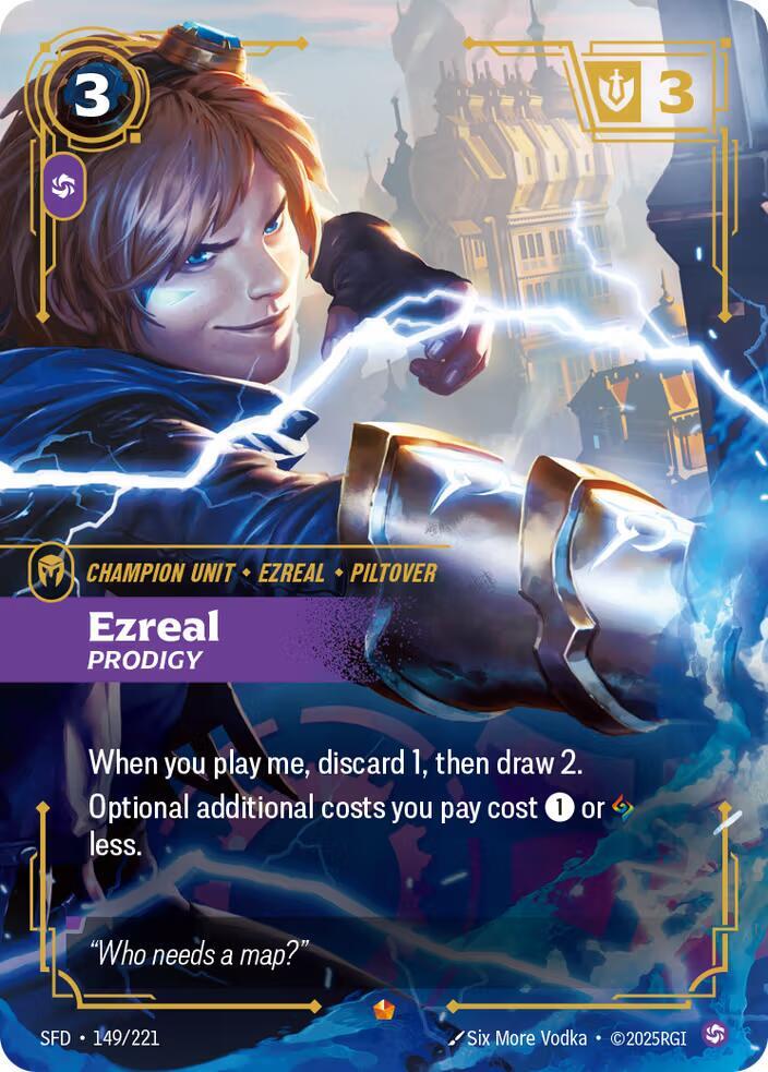 Ezreal - Prodigy 149/221 (Spiritforged)  - Foil | Good Games Morley