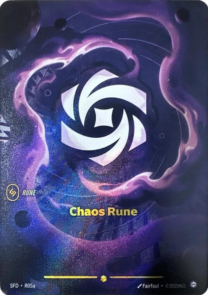 Chaos Rune Alternate Art R05a (Spiritforged)  - Foil | Good Games Morley