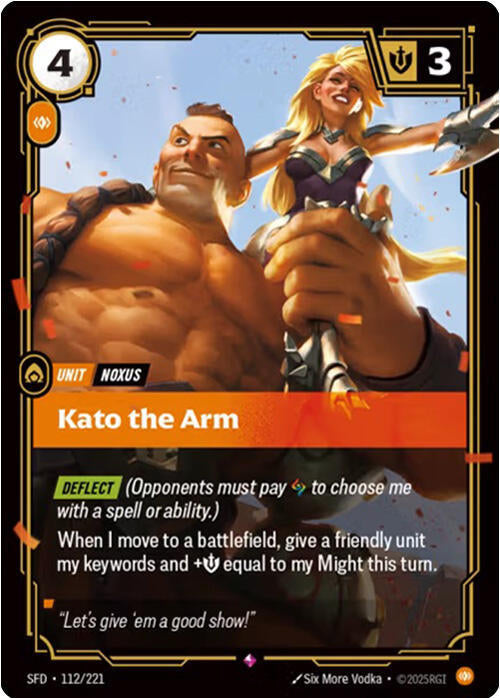 Kato the Arm 112/221 (Spiritforged)  - Foil | Good Games Morley