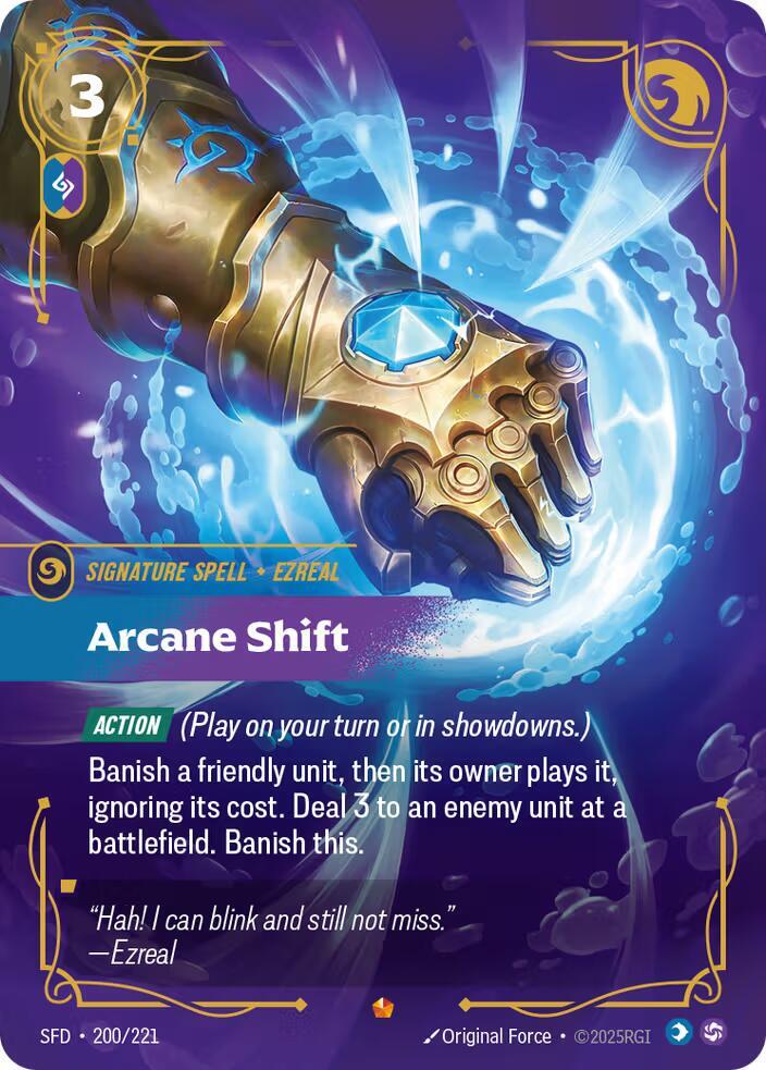 Arcane Shift 200/221 (Spiritforged)  - Foil | Good Games Morley