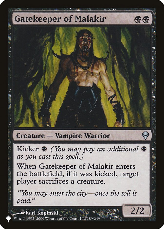 Gatekeeper of Malakir ZEN-89/5075 (The List Reprints)  | Good Games Morley