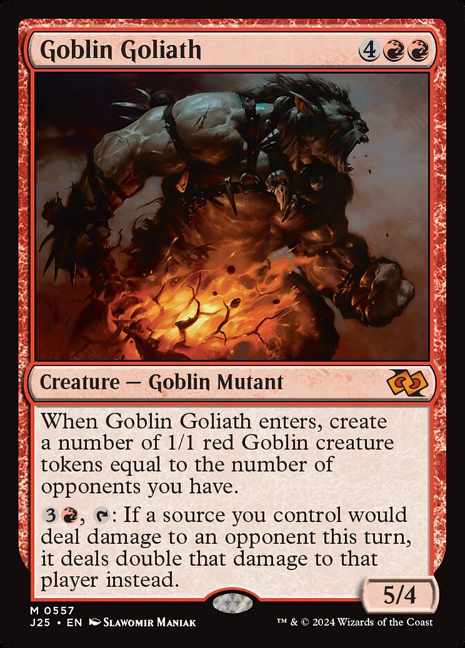 Goblin Goliath 557/779 (Foundations Jumpstart)  | Good Games Morley