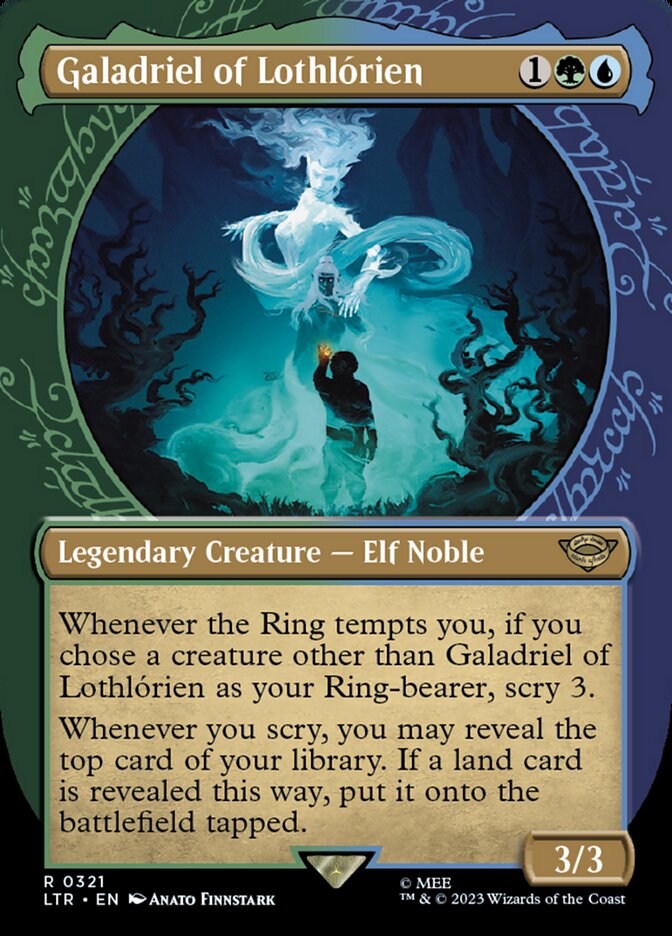 Galadriel of Lothlórien 321 (Universes Beyond: The Lord of the Rings: Tales of Middle-earth)  - Showcase Foil | Good Games Morley