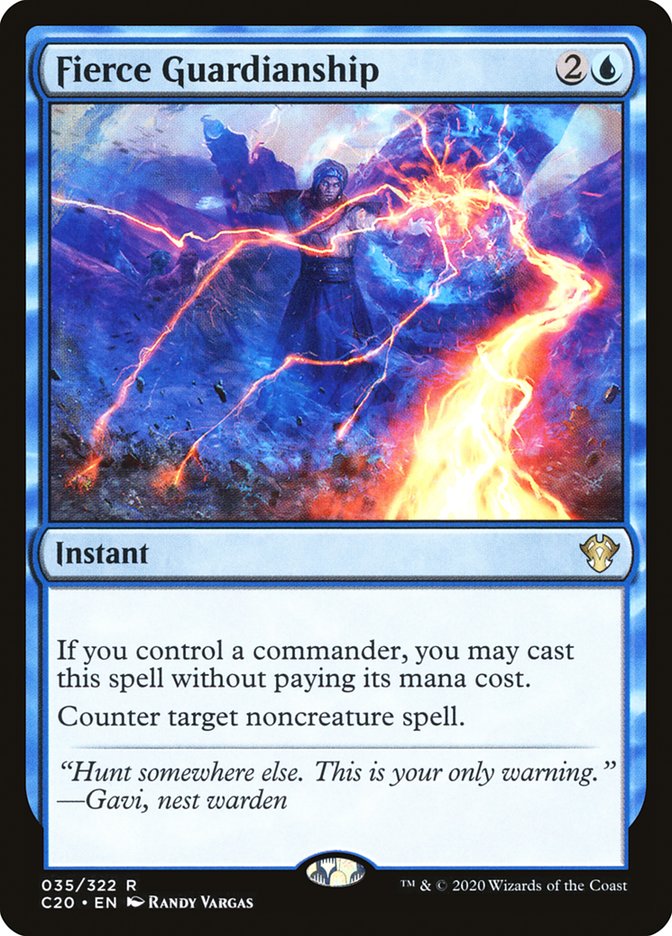 Fierce Guardianship 35/322 (Commander 2020)  | Good Games Morley