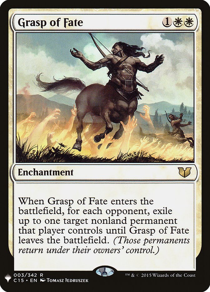 Grasp of Fate C15-3/5075 (The List Reprints)  | Good Games Morley