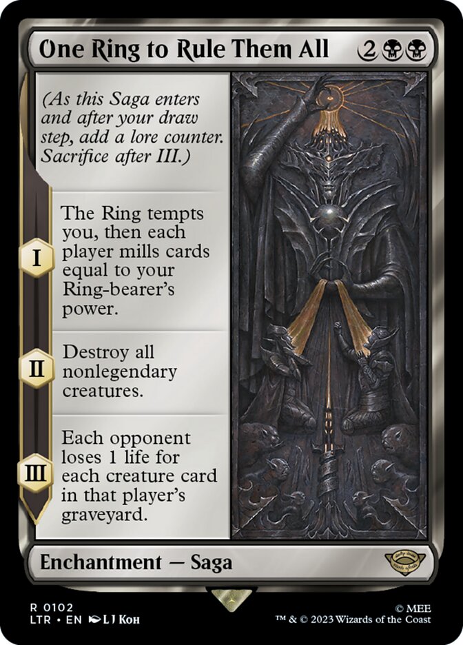 One Ring to Rule Them All 102/281 (Universes Beyond: The Lord of the Rings: Tales of Middle-earth)  | Good Games Morley
